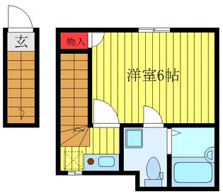 ISメゾン赤羽【2階】の間取り