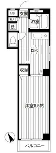 神奈川県横浜市中区麦田町4【マンション】の間取り