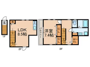 マーレ鷺ノ宮の間取り