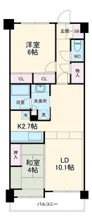 M CROSS【1階】の間取り