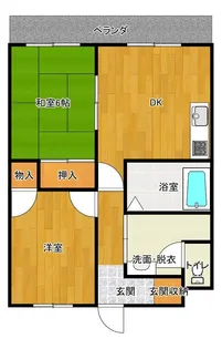 マーキュリー【2階】の間取り