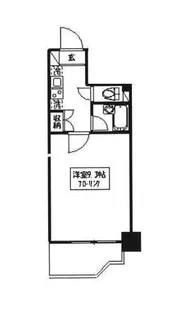 東京都新宿区西新宿5【マンション】の間取り