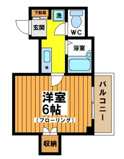 中島ビル【3階】の間取り