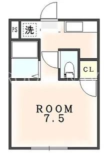 山本ハイツ【4階】の間取り