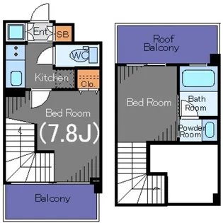 AXAS品川シーサイド【4階】の間取り