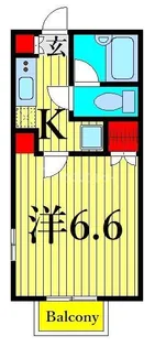ブランシュ・ネージュC【1階】の間取り