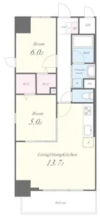 シュトルツ栄【5階】の間取り