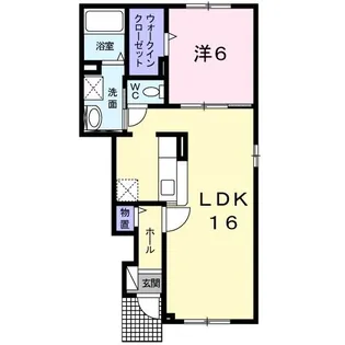 アリーヴィオ【1階】の間取り