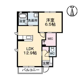 シャーメゾン南青山【1階】の間取り