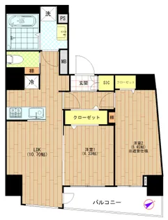 プレシャス赤羽岩淵【5階】の間取り