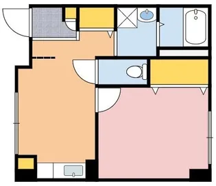 アイビスハイツ山下公園【1階】の間取り