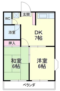 コーポ上浅田【2階】の間取り