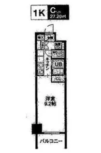 HF久屋大通レジデンス【6階】の間取り