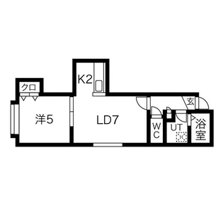 コンフォーティア502【2階】の間取り