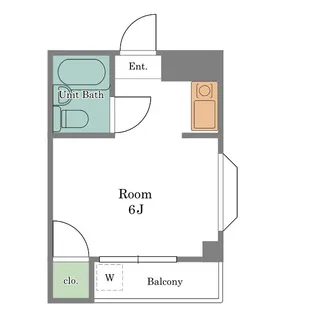 アローニアノムラA棟【1階】の間取り