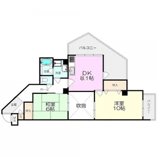 メゾンリベルテ【4階】の間取り