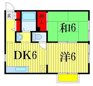 アーバンライフ【2階】の間取り