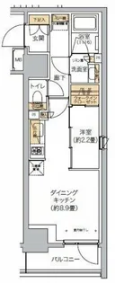 リビオメゾン西麻布【8階】の間取り