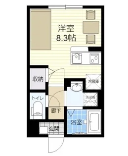 イーストヒルズ B棟【2階】の間取り