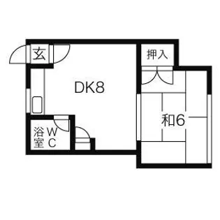 ハイツ東雲【2階】の間取り
