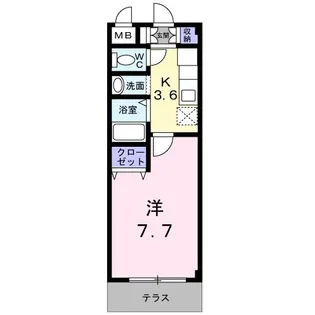 パル本城【1階】の間取り