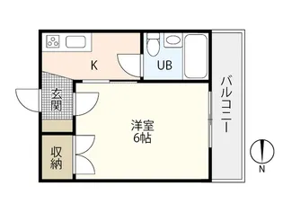 東雲ハイツ【2階】の間取り