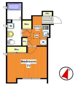 Avenir Brilliant【1階】の間取り