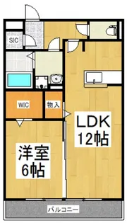 ホワイトヴィラ【2階】の間取り