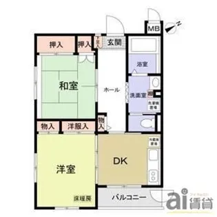 こもれび滝山【1階】の間取り