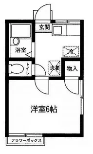 アルス旭ヶ丘【1階】の間取り