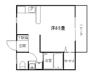 スカイハイツ光山【2階】の間取り