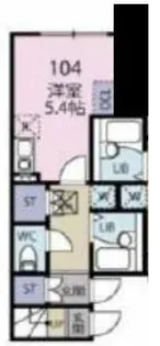 ラガール椎名町【1階】の間取り