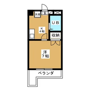サザン・フラット【3階】の間取り