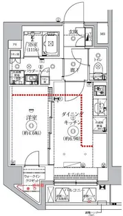 GENOVIA北池袋skygarden【3階】の間取り