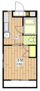 マンションヒカリI【3階】の間取り