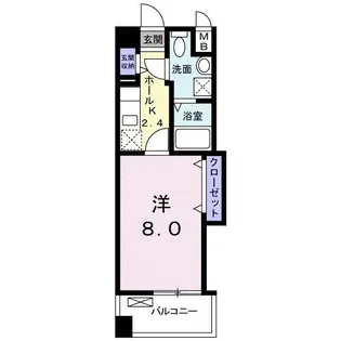 プレジール K【3階】の間取り