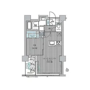 RODIA日本橋茅場町【9階】の間取り