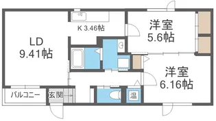 Casa Vicens(カーサビセンス)【1階】の間取り