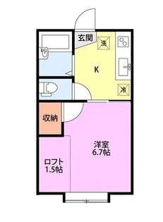 春風とサクラ・フィオーレ【2階】の間取り