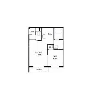 グランシード月寒西【1階】の間取り
