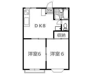 アネックスMII【1階】の間取り