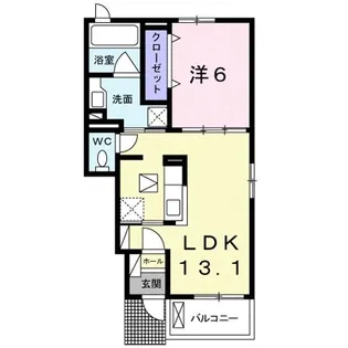 Palette II【1階】の間取り