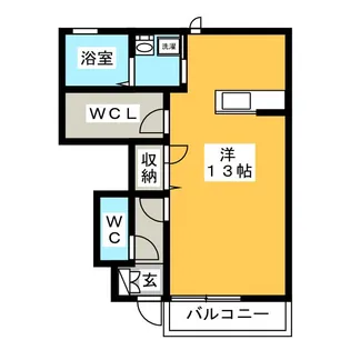 ルーチェA【1階】の間取り