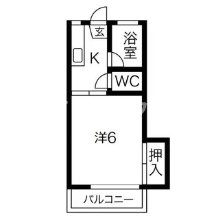 TNコーポ【1階】の間取り