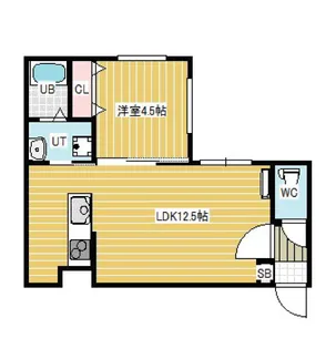 Footon(フートン)札幌【4階】の間取り