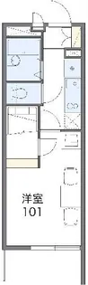 レオパレスピアチェーレ S【2階】の間取り