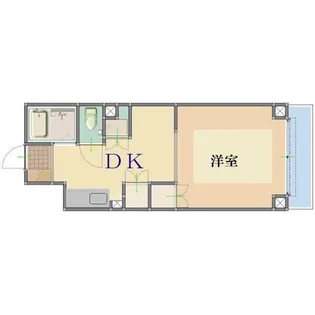 第二マルイビル【2階】の間取り