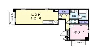 ムーンライトコート【5階】の間取り