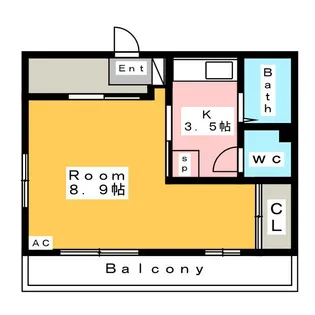 ヴィラ ピピ (Villa PiPi)【1階】の間取り