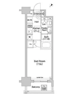 コンフォリア三田EAST【4階】の間取り